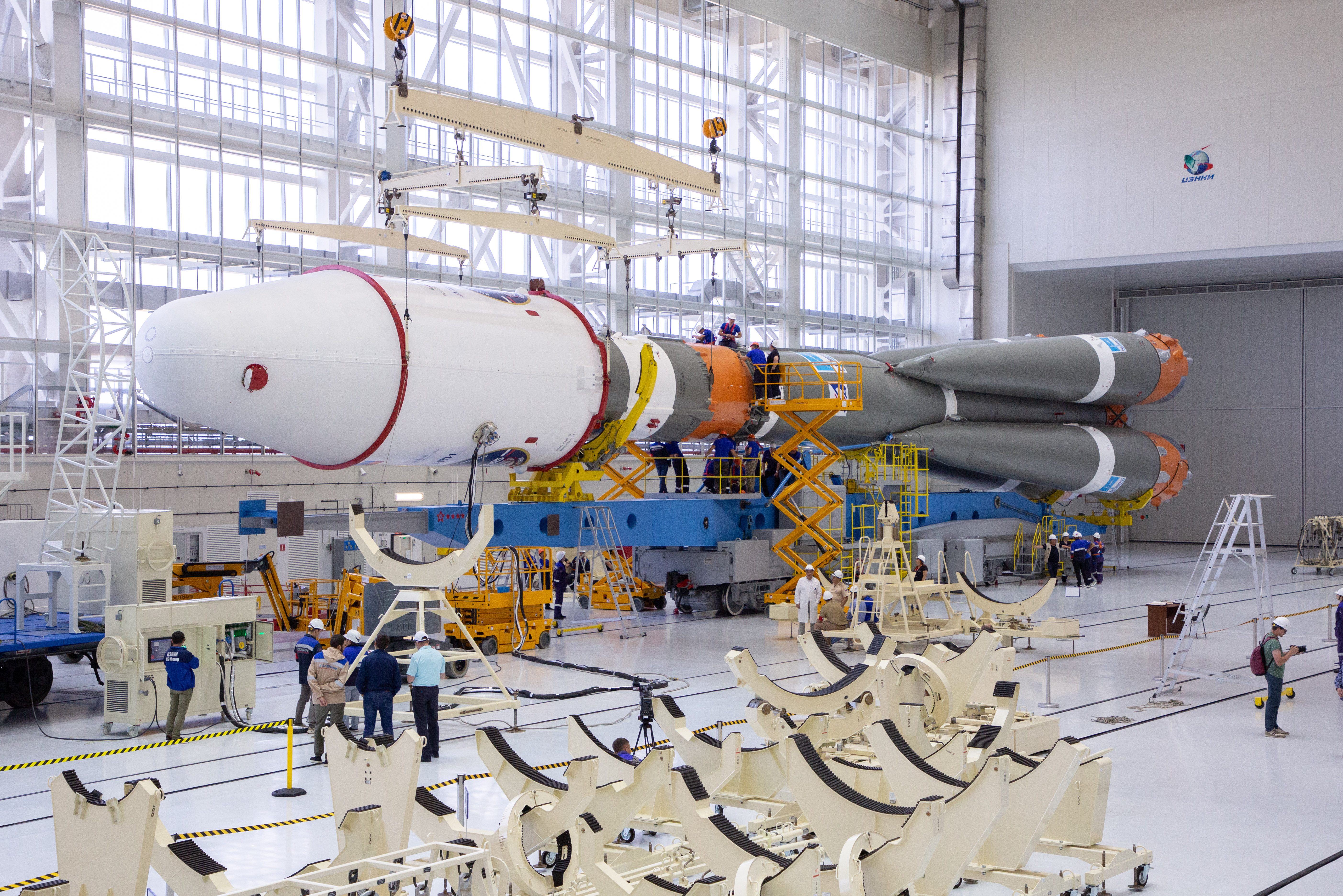 На Восточном собрана ракета «Союз-2.1б» для запуска автоматической станции «Луна-25»