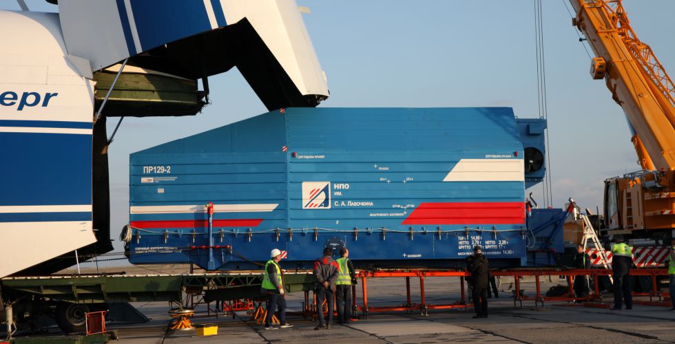 Доставка Спектр-РГ на космодром Доставка Спектр-РГ на космодром